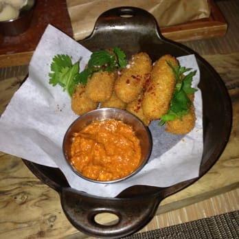 Edge Brasserie - Chorizo croquette - Cocktail Bars Near Me - Miami, Florida Edge Brasserie - Chorizo croquette - Cocktail Bars Near Me - Miami, Florida