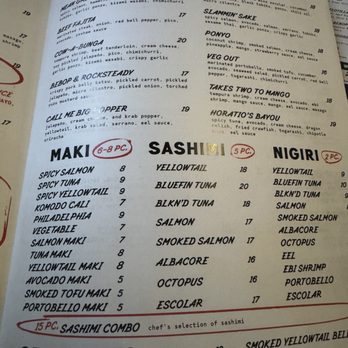 Komodo Loco - Menu - Sushi Bars Near Me - Denton, Texas