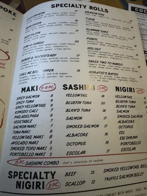 Menu photo 6 Komodo Loco Denton, TX
