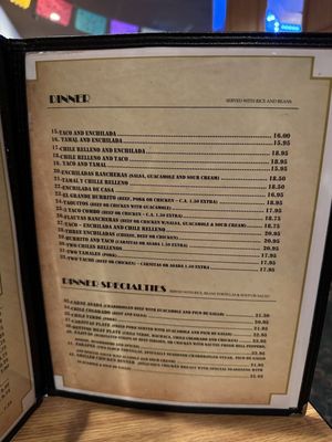 Menu photo 1 Lorena D's Mexican Restaurant Santa Clarita, CA Menu photo 1 Lorena D's Mexican Restaurant Santa Clarita, CA