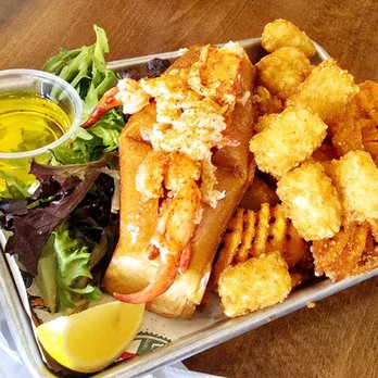 Lobster Guys - Lobster Roll Combo with Tots & Sweet Potato Waffle Fries - Seafood Near Me - Long Beach, California Lobster Guys - Lobster Roll Combo with Tots & Sweet Potato Waffle Fries - Seafood Near Me - Long Beach, California