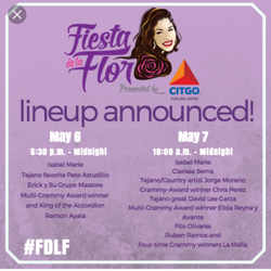 Fiesta de La Flor - Fiesta de la Flor 2016 Line up