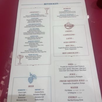 Avenue Cafe - Drinks - Bars Near Me - Las Vegas, Nevada Avenue Cafe - Drinks - Bars Near Me - Las Vegas, Nevada