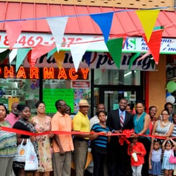 Bedford Medical Supply and Extra Care Pharmacy - Grand Opening on Sept 6th with Brooklyn Borough President Eric Adams and Owner Dr. Chuck Madu cutting the ribbon.