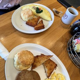 Big Bad Breakfast Plate Veggie Omelet