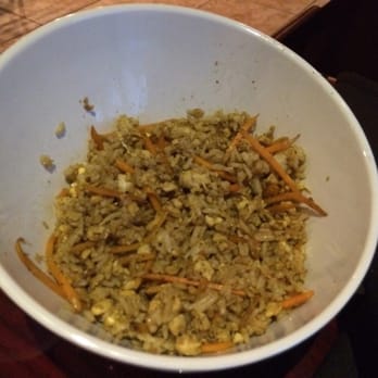 Leo's Asian Bistro - Chicken fried rice minus green onions. Kids portion - Asian Fusion Near Me - Lindale, Texas