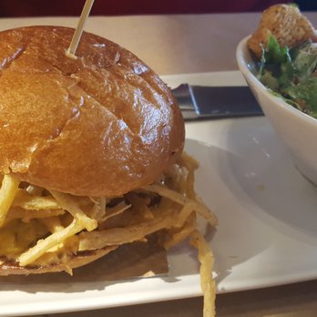 Jack Astor's - Holy Smoke BBQ burger with side Caesar - Sports Bars Near Me - Halifax, Nova Scotia Jack Astor's - Holy Smoke BBQ burger with side Caesar - Sports Bars Near Me - Halifax, Nova Scotia
