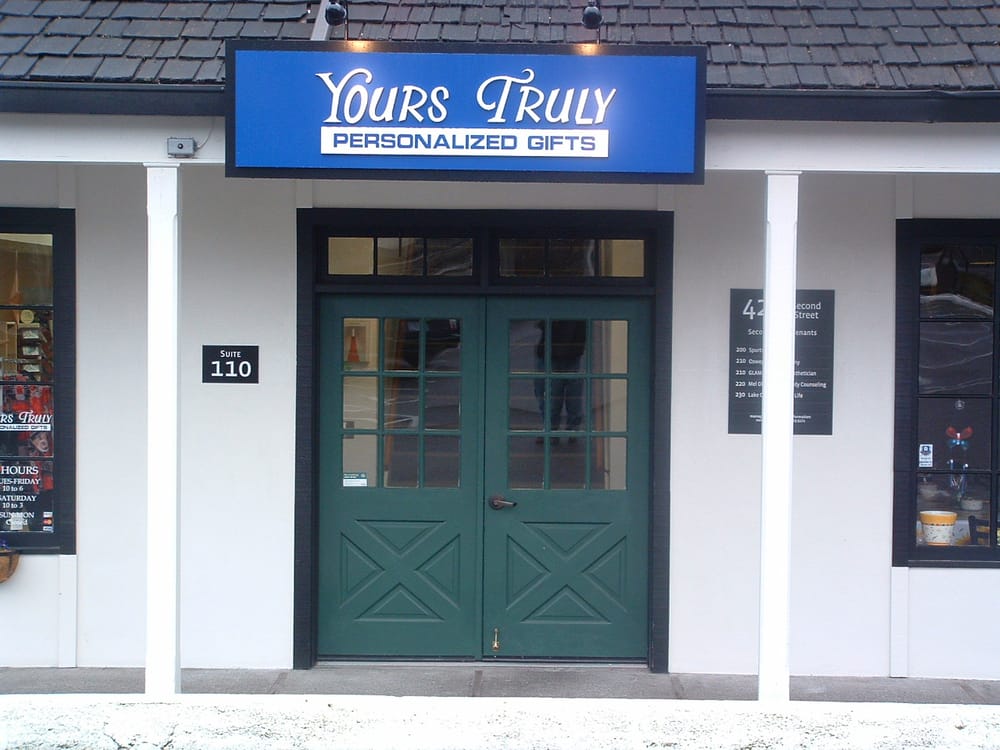YOURS TRULY PERSONALIZED GIFTS Updated July 2024 425 2nd St, Lake