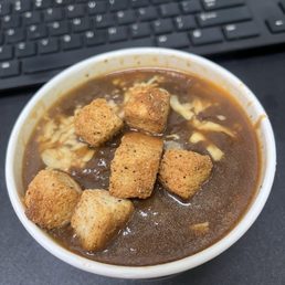 slimy starchy soup. slimy starchy soup.