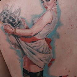 Atomic Cherry Tattoo