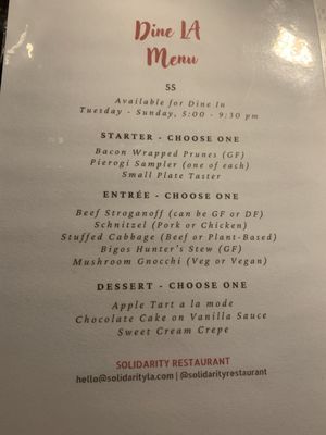 Menu photo 6 Solidarity Restaurant Santa Monica, CA Menu photo 6 Solidarity Restaurant Santa Monica, CA