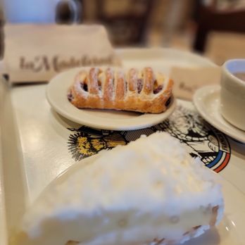la Madeleine - a plate of pastries and a cup of coffee - Bakeries Near Me - Sugar Land, Texas