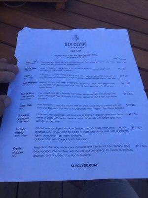 Menu photo 6 Sly Clyde Ciderworks Hampton, VA Menu photo 6 Sly Clyde Ciderworks Hampton, VA