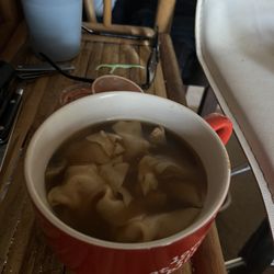 Egg Roll King - Wonton soup. I put it in my own bowl when I got home.