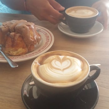 The Red Hook - Two cappuccinos and a cinnamon bun. Holy hell, get them all! - Coffee & Tea Near Me - Ferndale, Michigan The Red Hook - Two cappuccinos and a cinnamon bun. Holy hell, get them all! - Coffee & Tea Near Me - Ferndale, Michigan