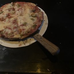 Pizza With Giardiniera And Seitan Bacon Pizza With Giardiniera And Seitan Bacon