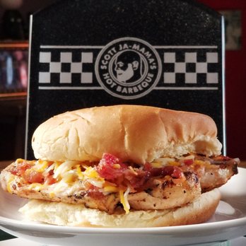 Scott Ja-Mamas - a chicken sandwich on a plate - Barbeque Near Me - Minneapolis, Minnesota