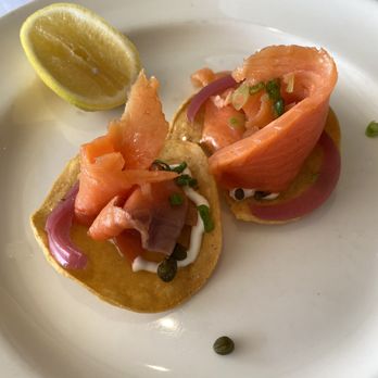 Las Brisas - Smoked Salmon Tostaditas - Mexican Near Me - Laguna Beach, California Las Brisas - Smoked Salmon Tostaditas - Mexican Near Me - Laguna Beach, California