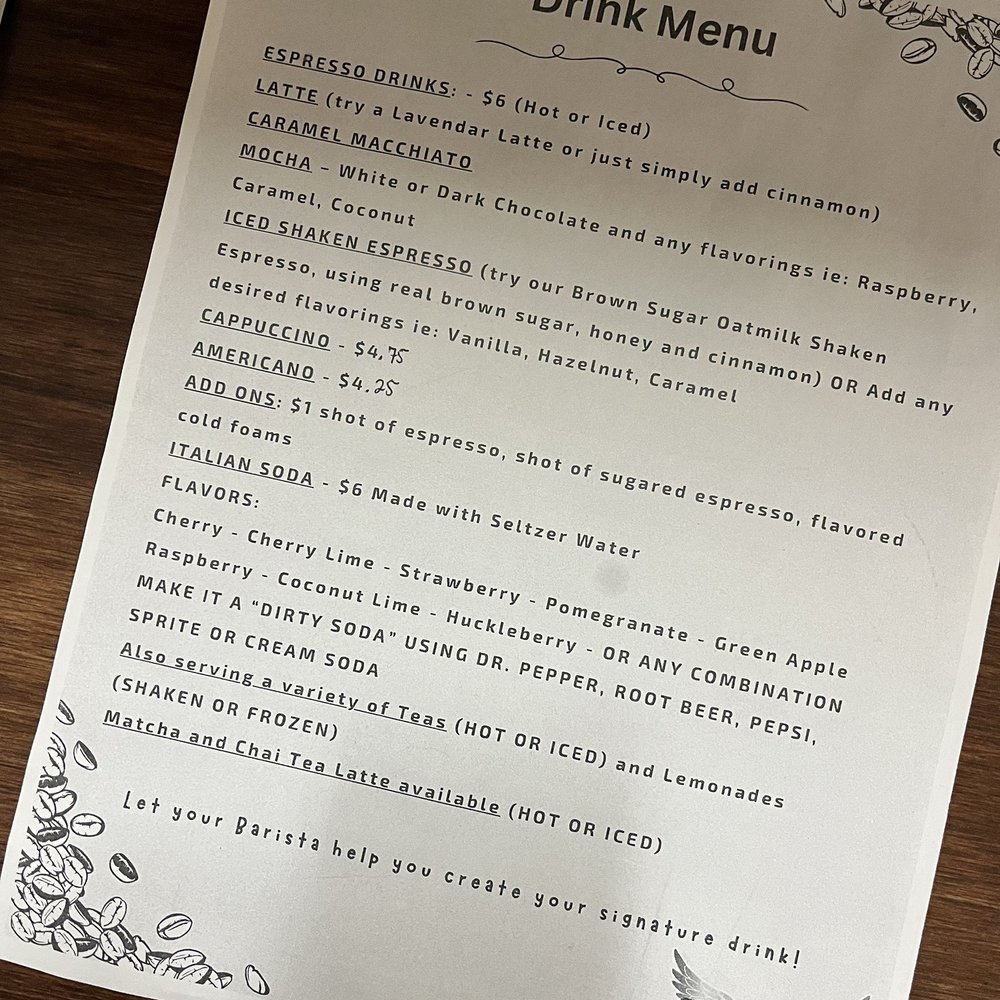 Copper Wings Cafe - Menu - Coffee & Tea Near Me - Atwater, California Copper Wings Cafe - Menu - Coffee & Tea Near Me - Atwater, California