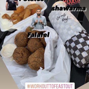 Shawarma Palace- Falconridge - Mixed lamb and beef medium shawarma ($10,49) 6 falafel 1$/piece, and potatoes ($5,99) - Mediterranean Near Me - Calgary, Alberta Shawarma Palace- Falconridge - Mixed lamb and beef medium shawarma ($10,49) 6 falafel 1$/piece, and potatoes ($5,99) - Mediterranean Near Me - Calgary, Alberta