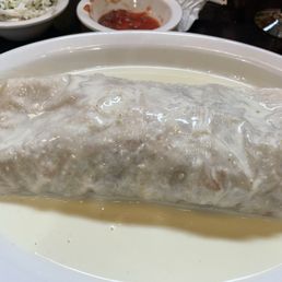 Fajita Burrito. Not the most photogenic, but still tasty. Fajita Burrito. Not the most photogenic, but still tasty.