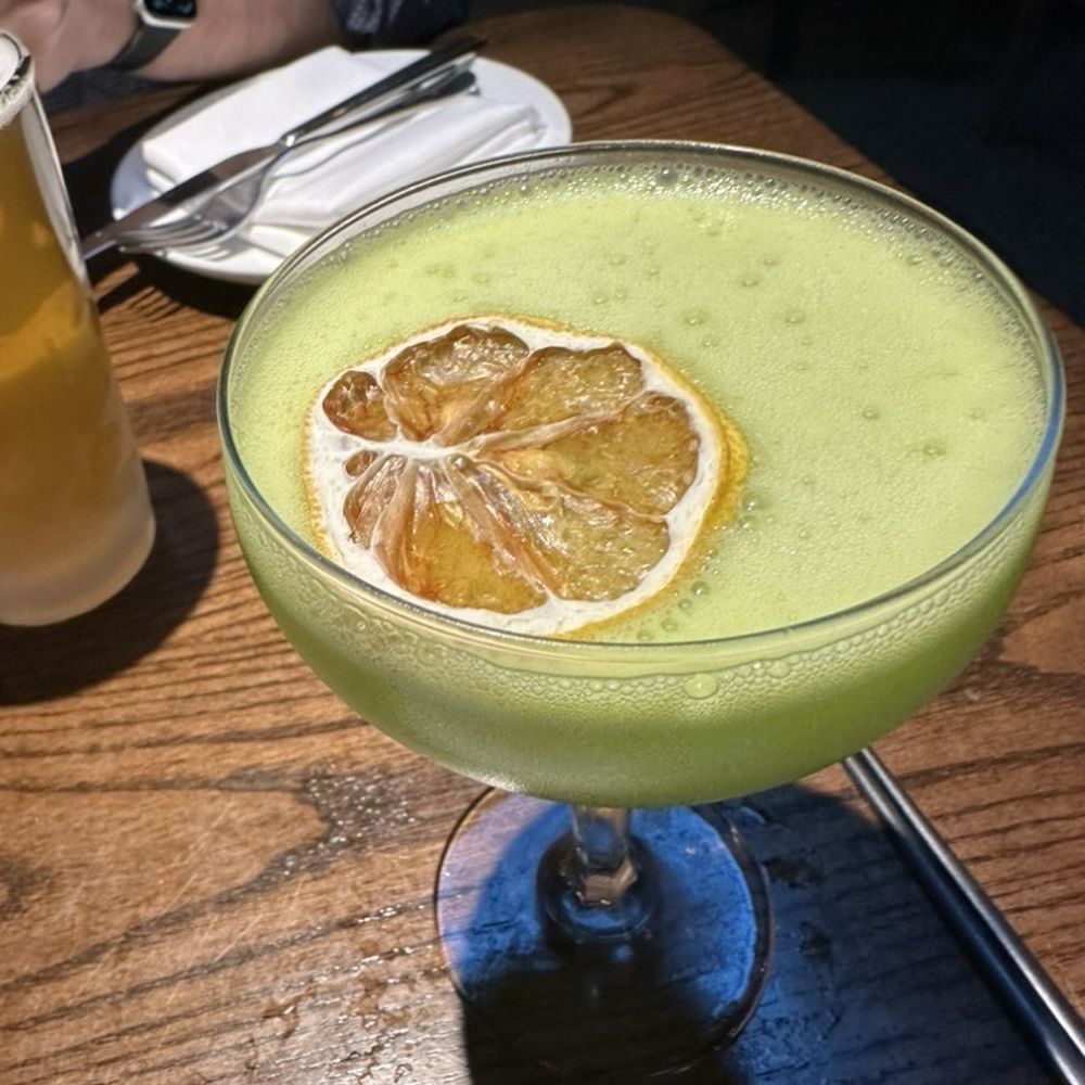 Ukiah - This is the gin drink with green pea puree. Very yummy - Japanese Near Me - Asheville, North Carolina Ukiah - This is the gin drink with green pea puree. Very yummy - Japanese Near Me - Asheville, North Carolina