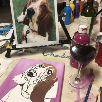 Pawcasso Paint Parties - Lots of blending. BLENDINGGGG - Paint & Sip Near Me Pawcasso Paint Parties - Lots of blending. BLENDINGGGG - Paint & Sip Near Me