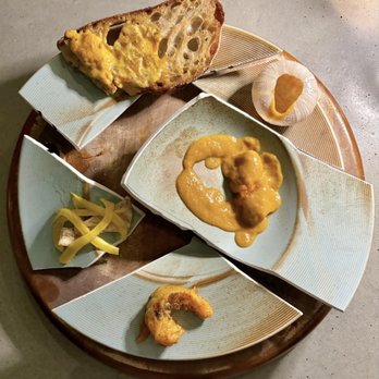 Merchant Roots - "Humpty Dumpty": Farallon Island Uni Cioppino - 15 courses // $185 pp (1/2025) - New American Near Me - San Francisco, California Merchant Roots - "Humpty Dumpty": Farallon Island Uni Cioppino - 15 courses // $185 pp (1/2025) - New American Near Me - San Francisco, California