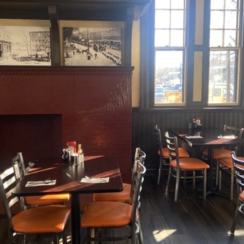 Breakfast Station - Fireplace and Tables - Breakfast & Brunch Near Me - Somersworth, New Hampshire