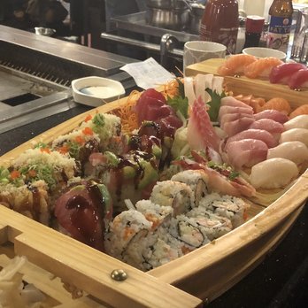 Fuji Mt Hibachi & Sushi - The incredible dragon boat - Sushi Bars Near Me - Monument, Colorado