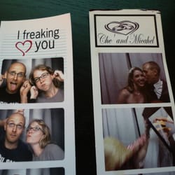 Complete Music - PLEASE NOTE: Left photo Kemah TX photobooth. Right photo Complete Music. Notice the quality and the fact that they misspelled "Michael"