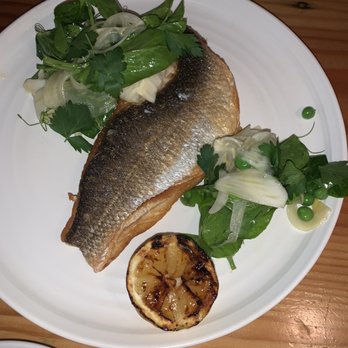 The Lark - Cast Iron Mediterranean Branzino - New American Near Me - Santa Barbara, California The Lark - Cast Iron Mediterranean Branzino - New American Near Me - Santa Barbara, California