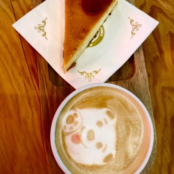 Leon Coffee House - Mango Latte & Flan - Coffee & Tea Near Me - Seattle, Washington