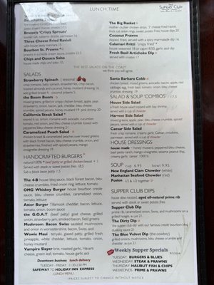 Menu photo 3 T Paul's Supper Club Astoria, OR Menu photo 3 T Paul's Supper Club Astoria, OR