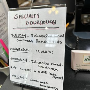 The Breadery - Weekly specials - Bakeries Near Me - Catonsville, Maryland