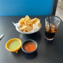 Chips and dip! With Diet Coke! Chips and dip! With Diet Coke!