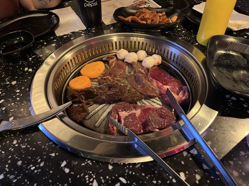 Food from K-Town Korean BBQ & Hotpot
