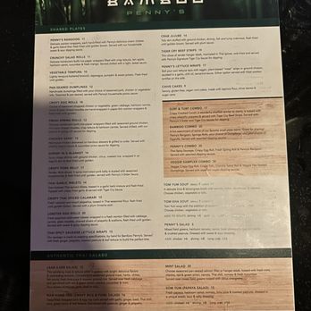 Bamboo Penny's - Menu - Thai Near Me - Leawood, Kansas Bamboo Penny's - Menu - Thai Near Me - Leawood, Kansas