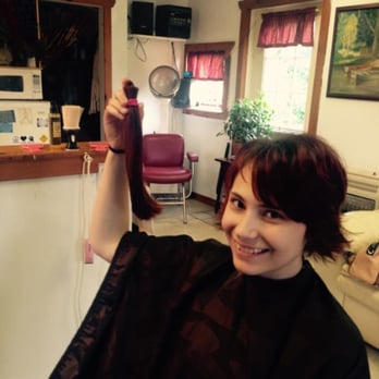 Gwenz Hair Request - End love her new cut and she donated her hair for someone who can't grow their own. So great story - Hair Salons Near Me - Mansfield, Pennsylvania Gwenz Hair Request - End love her new cut and she donated her hair for someone who can't grow their own. So great story - Hair Salons Near Me - Mansfield, Pennsylvania
