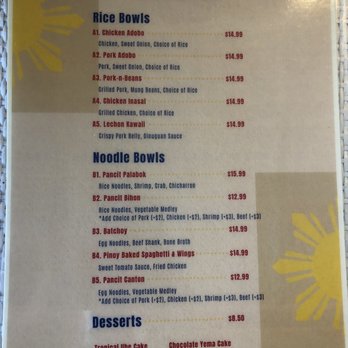 Isla - Menu - Filipino Near Me - Sterling Heights, Michigan