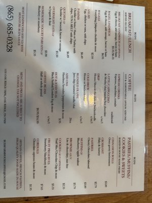 Menu photo 1 Buds Farmhouse Coffee Oak Ridge, TN Menu photo 1 Buds Farmhouse Coffee Oak Ridge, TN