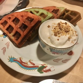 The Boat - Pandan and Pineapple Waffles - Vietnamese Near Me - Seattle, Washington The Boat - Pandan and Pineapple Waffles - Vietnamese Near Me - Seattle, Washington