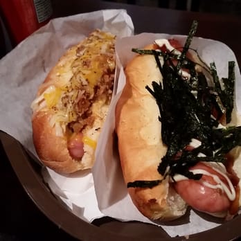 Japadog - Love Meat $5.75 & Korubuta Terimayo 6.75 - Japanese Near Me - Vancouver, British Columbia