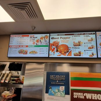 Burger King - Menu as of 10-27-23 - Burgers Near Me - Afb, Hawaii
