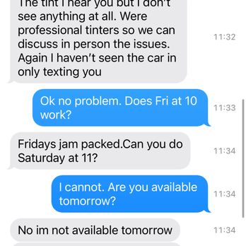 Kenyon Auto Cosmetics - Text thread # 3 - Auto Detailing Near Me - Phoenix, Arizona