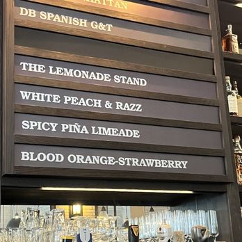 The Dearborn - Bar menu - New American Near Me - Chicago, Illinois