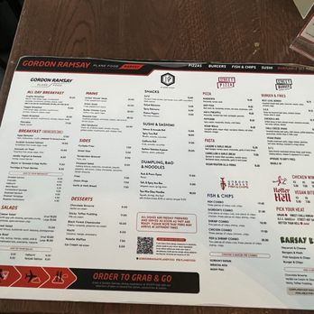 Gordon Ramsay Plane Food - 10/09/26 menu - British Near Me - Hounslow, XGL Gordon Ramsay Plane Food - 10/09/26 menu - British Near Me - Hounslow, XGL