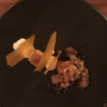 Langbaan - Squash, pumpkin paper, ginger candy and cream dessert - Thai Near Me - Portland, Oregon Langbaan - Squash, pumpkin paper, ginger candy and cream dessert - Thai Near Me - Portland, Oregon