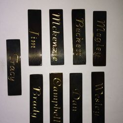 Taylor & Helander-Westbrook Assoc - Bronze name plates