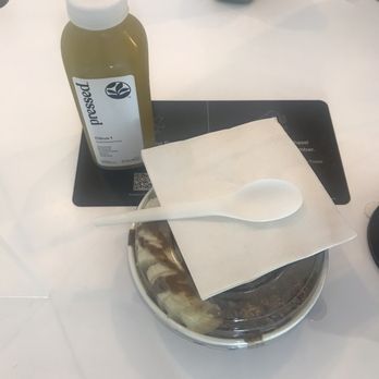Pressed Juicery - Seasonal pumpkin pie frozen bowl and citrus 1 juice. - Juice Bars & Smoothies Near Me - Houston, Texas